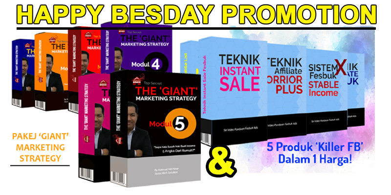 BESDAY PROMOTION : MyHome Bisnes + Bisnes at Fesbuk Pro